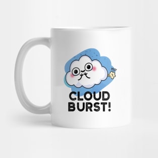 Cloud Burst Cute Cloud Fart Pun Mug